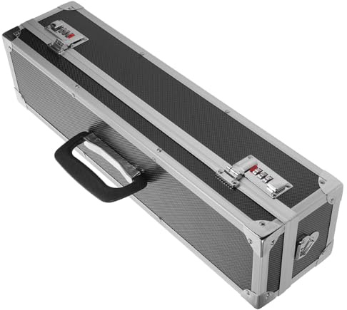 DIYEAH Estuche Para Cuchillos De Chef Con Ranuras Caja Protectora Para Cuchillos De Chef Estuche De Aluminio