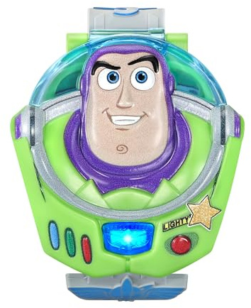 VTech - Toy Story 5, Die Lernuhr von Buzz – Toy Story Uhr mit Anime-Bildschirm, verstellbarem Armband, 10 Zifferblätter, 4 Spiele – Buzz der sprechende Blitz – Geschenk für Kinder ab 3 Jahren – Inhalt
