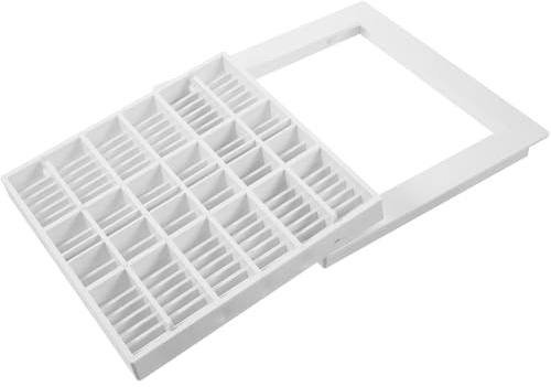 Hohopeti Pool Ablaufsystem Kunststoff Quadratisch 25,2x25,2cm mit Hauptablauf und Bodenablauf für Schwimmbad Ersatzteil