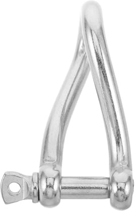 UPKOCH Manille Pivotante en Acier Inoxydable 10 Mm pour Voilier Manille Marine Résistante à Ressort Marine Accessoire de Quincaillerie pour Navigation de Plaisance