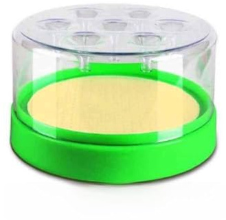 Zisemeil Dispositif Automatique de Piège à Mouches D'intérieur avec 2 Recharges D'appâts pour la Maison, L'hôtel, la Cuisine, Contrôle Physique Non Toxique des Mouches, 6,1 X 3,0 (Blanc et Vert)
