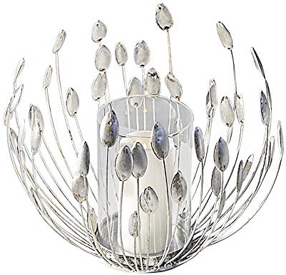 Casablanca Windlicht Trevi Met.ant.Silber