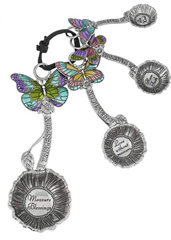 Ganz Flies Measuring Spoons, Silver