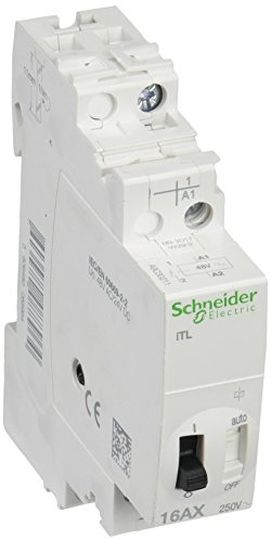 Schneider A9C30211 Fernschalter iTL, 1P, 1S, 16A, Spule 24 VDC, 48 VAC 50/60Hz