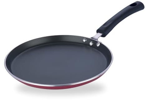 Vinod Cookware Non-Stick Crepe Pan, Stable Base, Ideal for All Cooking (28 cm Diameter)