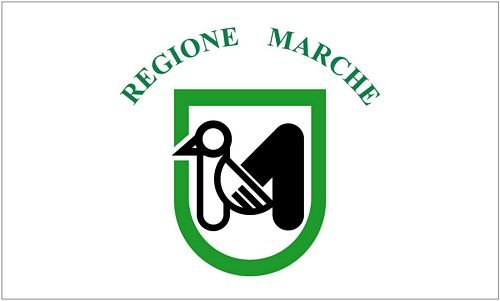 Fahne/Flagge Italien - Marken 90 x 150 cm