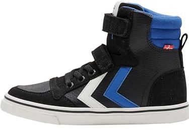 hummel Slimmer Stadil Tonal High, Scarpe da Ginnastica Alte Unisex - Adulto, Black 64 465 2001, 41 EU