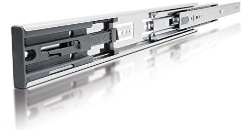 Soft Close Full Extension Drawer Slide Ball Bearing Runner Full Extension 500mm (1 Pair)