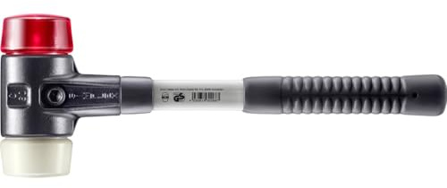 SIMPLEX-Schonhammer, Plastik/Nylon; mit verstärktem Tempergussgehäuse und Fiberglasstiel | D=60 mm | 3768.060