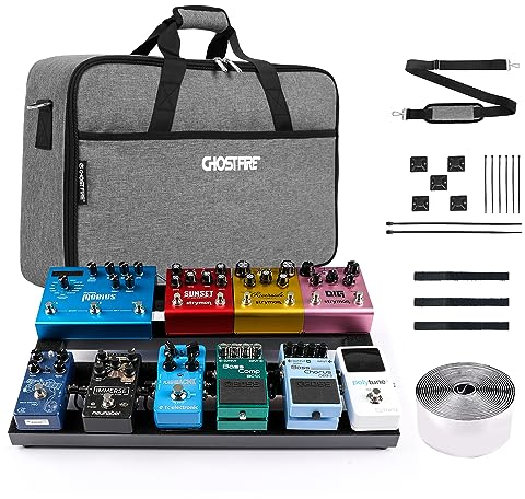Ghost Fire Gitarrenpedal, Aluminiumlegierung, 50 x 30 cm, mit Tragetasche, SPL-04