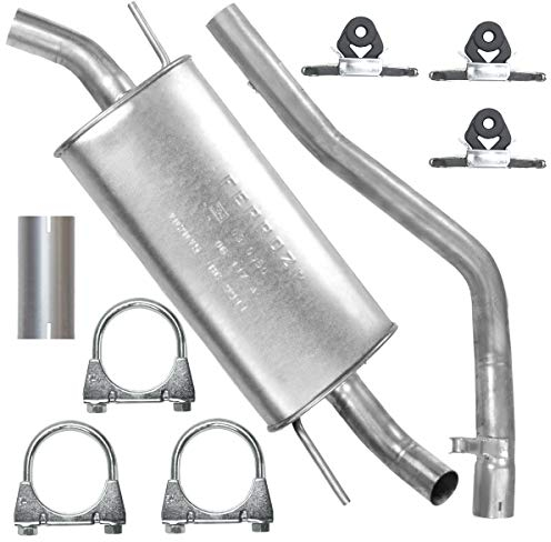 Endschalldämpfer Auspuff Endtopf für VW Transporter T4 IV LWB 2.0i 2.5i 1.9 D 1.9 TDI 2.4D