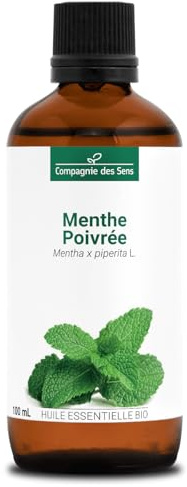 PEPPARMINT EKO - 100 mL - Premium Eterisk Olja - 100% Ren, Naturlig, Integrerad & Kemo-typad