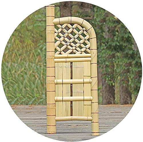 HSWYJJPFB Steccato in Legno per Giardino Grigliati Legno Tipo di Schermo di Progettazione del Giardino del Cortile del recinto di picchetto di Trattamento di processo della Porta del recinto di bambù