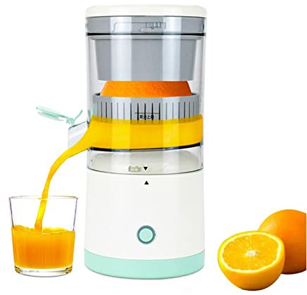 ADIOLI Hand Held Blender Stick Presse-Agrumes Lent Sans Fil Extracteur de Fruits Portable USB Électrique pour la Maison (Colo'