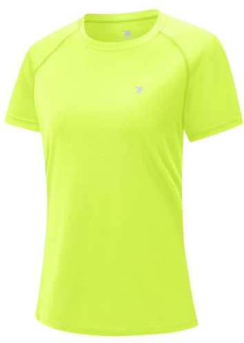 donhobo UV Sportshirt Damen Kurzarm Sommer T-Shirts | Atmungsaktiv, Schnelltrocknend, Stretch, Leicht, Rundhals, Laufshirt Oberteil für Fitness Yoga Gym Training