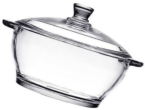 UPKOCH Glas-schmortopf Mit Deckel Ofenfester Glas-instant-nudeltopf Hitzebeständiger -milchtopf Für Haushalt Geeignet Für Babynahrung Gemüse Suppen Und Nudeln
