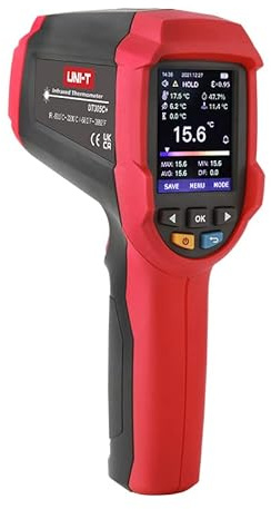 UNI-T UT305C+ UT305A+ Digital Infrared Thermometer Laser Temperature Meter Industrial Not Contact Pyrometer -50-2200(UT305C+)
