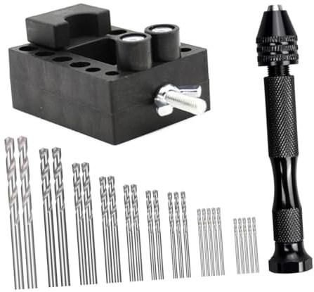 OSALADI 27-teiliges Walnuss-bohrwerkzeug-set Handbohrer Für Holzschnitzerei Schraubstock-kit