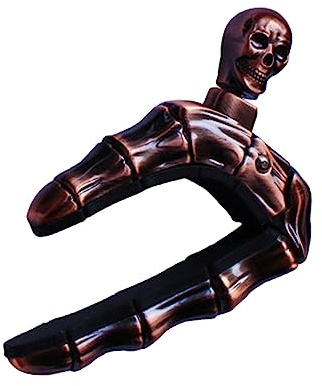 Gitarren Capo aus Zinklegierung für Akustikgitarre und Folk Gitarre | Präziser Druck, Verschleißfest, Schnellverschluss, für Erfahrene Spieler und Anfänger