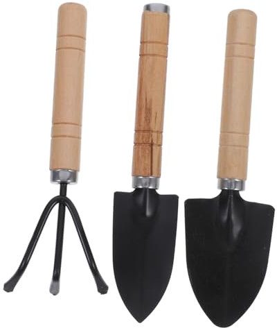 Mobestech Schaufel 1 Satz Gartenwerkzeug-Set Kleines Gartengerät Grubber Handrechen Gartenwerkzeugsatz Gartenwerkzeug Set Gartengeräte Set Handschaufel Für Die Gartenarbeit Gartenschaufel Eisen Black