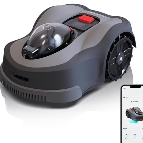 WEIMILOR Robotic Lawnmower - Fully Automatic Robot Mower with Auto Charging Docking Station - - No boundary wires- - For Lawns up to 3000/6000m²,6000㎡
