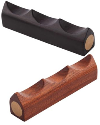 STOBOK 2stücke Kalligrafie-stifthalter Aus Holz Mit Kupfereinlage Pinselständer Für Schreibtisch Einzelner Stifthalter Für Kalligrafiepinsel Und Stifte Retro Vintage Design Langlebig Und