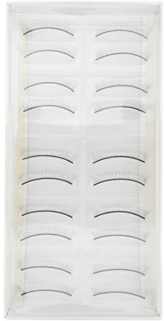 Ipetboom 10paare Übung Wimpernverlängerungen Simulation Wimpern Fibre Strips Für Anfänger Training Mannequin Lash Extensions Zubehör