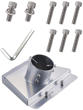 Cnrfeoap Piastra di montaggio parabola satellitare per Satellite Gen3 piatti standard in acciaio inossidabile adattatore per tetto resistente alle intemperie inossidabile