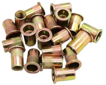 Dado per rivetti, Dadi a rivetto con testa piatta e inserto filettato(50pcs,M8)