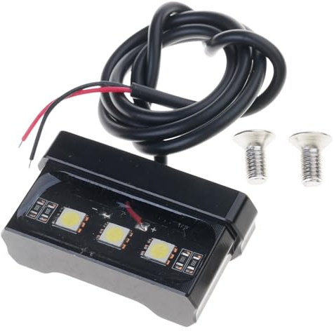 DIEKE Motorrad LED Kennzeichenbeleuchtung Wasserdicht Hinten Tail Kennzeichenbeleuchtung Dekorative Lampe Ersatzteil Wasserdicht Rostfrei