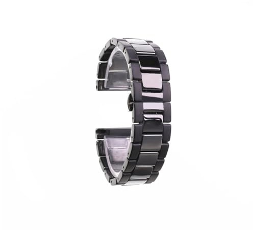 CLCLGOKKOH Correa De Reloj De Cerámica Sanzhu con Acabado Arenado Y Esmerilado, De Liberación Rápida, For Hombre Y Mujer, 18 Mm, 20 Mm Y 22 Mm.(20mm)