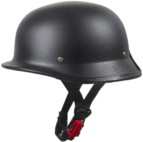 Vintage Caschi Cromwell, Caschi Jet Retrò Casco a Scodella con Occhiali Antivento, ECE Omologato Mezzo Elmetto da Moto retrò per Uomo E Donna Biker Cruiser Scooter 1,L(59-60CM)