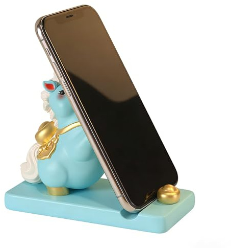 Supporto per telefono – Supporto per telefono a forma di cavallo, supporto per cellulare, per ragazze, adolescenti, bambini, donne, casa, toeletta, ufficio, calza della Befana, Natale
