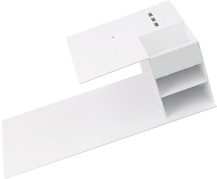 MAGICLULU Organizer Regal für Wimpernverlängerungen U-förmig Acryl Abnehmbar mit Fächern Wimpernwerkzeug Aufbewahrung Kosmetikstudio Zubehör