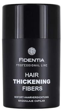 Fidentia Premium Schütthaar zur Haarverdichtung & Ansatzkaschierung | 10g Haarpuder | 100% natürlich & vegan aus Baumwolle - Hellbraun
