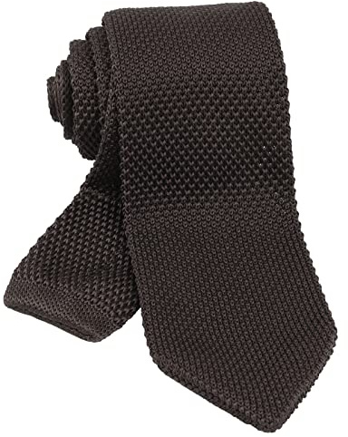 Alizeal Strick Krawatte für Männer, Solide Schlanke Lässige Gestrickte Krawatten