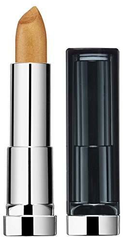 Maybelline New York Color Sensational Creamy Matte Metallics Lipstick |10 Pure Gold