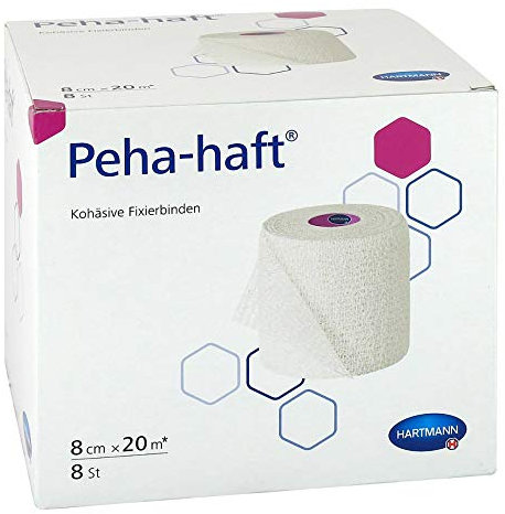 PEHA-HAFT Fixierbinde latexfrei 8 cmx20 m 8 St