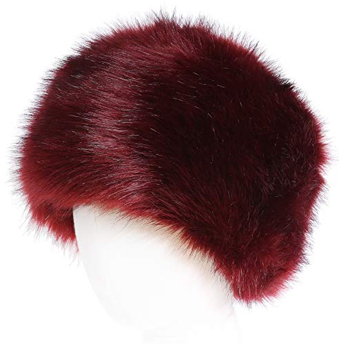 Soul Young Damen Fellmütze Pelzmütze Wintermütze Faux Fuchs Warm Weich Pelz mütze EINWEG Verpackung