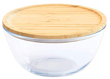 SCHÜSSEL MIT BAMBUSDECKEL - 2,6L