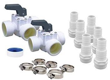 Nortland Ubbink By-Pass Wärmepumpe für Pool, HEATERMAX Compact