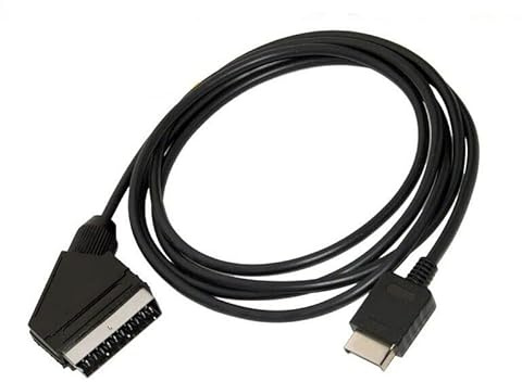 Multibao 1.8M RGB to Scart AV Audio TV Cable Lead for use with Playstation Consoles PS1 PS2 PS3(not HDMI Cable)