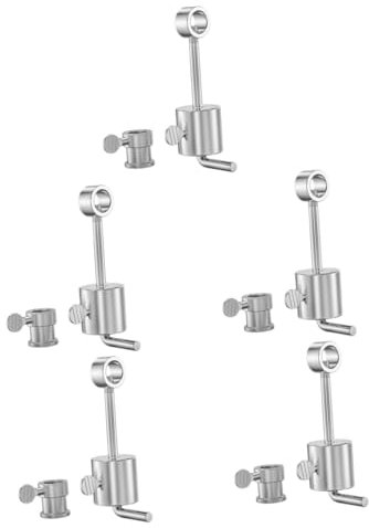 Kisangel 5 Ensembles Poids pour brochettes de barbecue bière barbecue extérieur accessoire barbecue gril électrique extérieur accessoires pour balance à broche en acier inoxydable