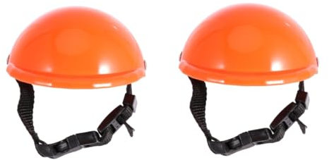 BESPORTBLE 2 STK Haustierhelm Hundemützen Hund Schutzhelm Sicherheitshut Helm mütze Schutzhelm für Haustiere pet Supplies ehelm Sicherheitshut für Welpenhelm Orange