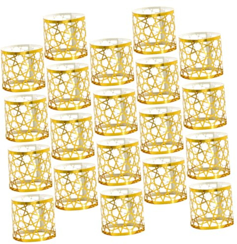 OFFSCH 50stücke Teiliges Papier-serviettenringe Reflektierend Robust Stilvoll Für Tischdeko Weihnachten Feiertage Chic Napkin Ring Als Dekorativer Mittelpunkt