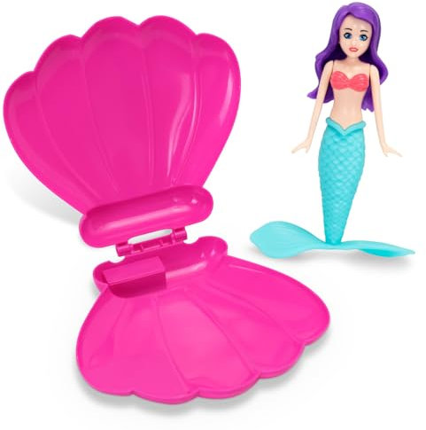 Pool Diving Toy Set, Diving Mermaids, Swimming Pool Accessories & Kids Pool Toys, Diving Games Training Children's Gifts, Little Mermaid Party Supplies (Lake Blue)
