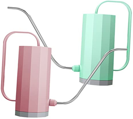 TOYANDONA Annaffiatoio Lungo Per Piante Grasse Con Ugello Alto Capacità Di Irrigazione In Acciaio Inox Per Esterni In Vaso Per Per Irrigare E Coltivare Riutilizzabile Colore Casuale