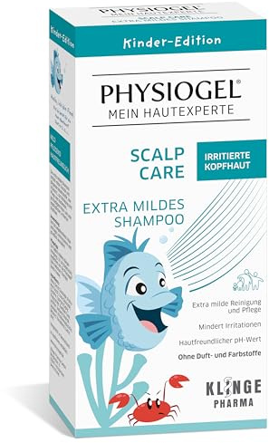 PHYSIOGEL Scalp Care Extra mildes Shampoo 200 ml - Kids Edition - milde Reinigung und Pflege für irritierte, gereizte, trockene Kopfhaut - Irritationen minderndes Feuchtigkeitsshampoo