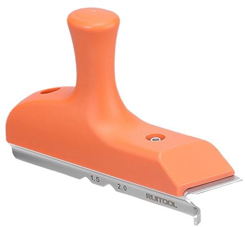 Recortador de borde manual: cortador de tiras laminadas de PVC, herramienta de acabado de | Herramienta de bandas de borde para gabinetes y madera contrachapada, recortadora de doble cuchilla pa