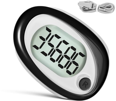 VICASKY Podomètre à Clip Compteur De Précis pour Sport Et Randonnée avec Cordon Et Réinitialisation